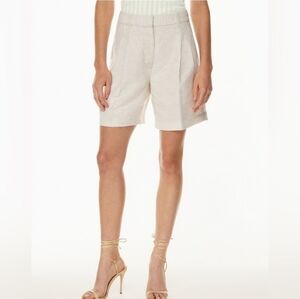 Wilfred Pleated Linen Blend Shorts